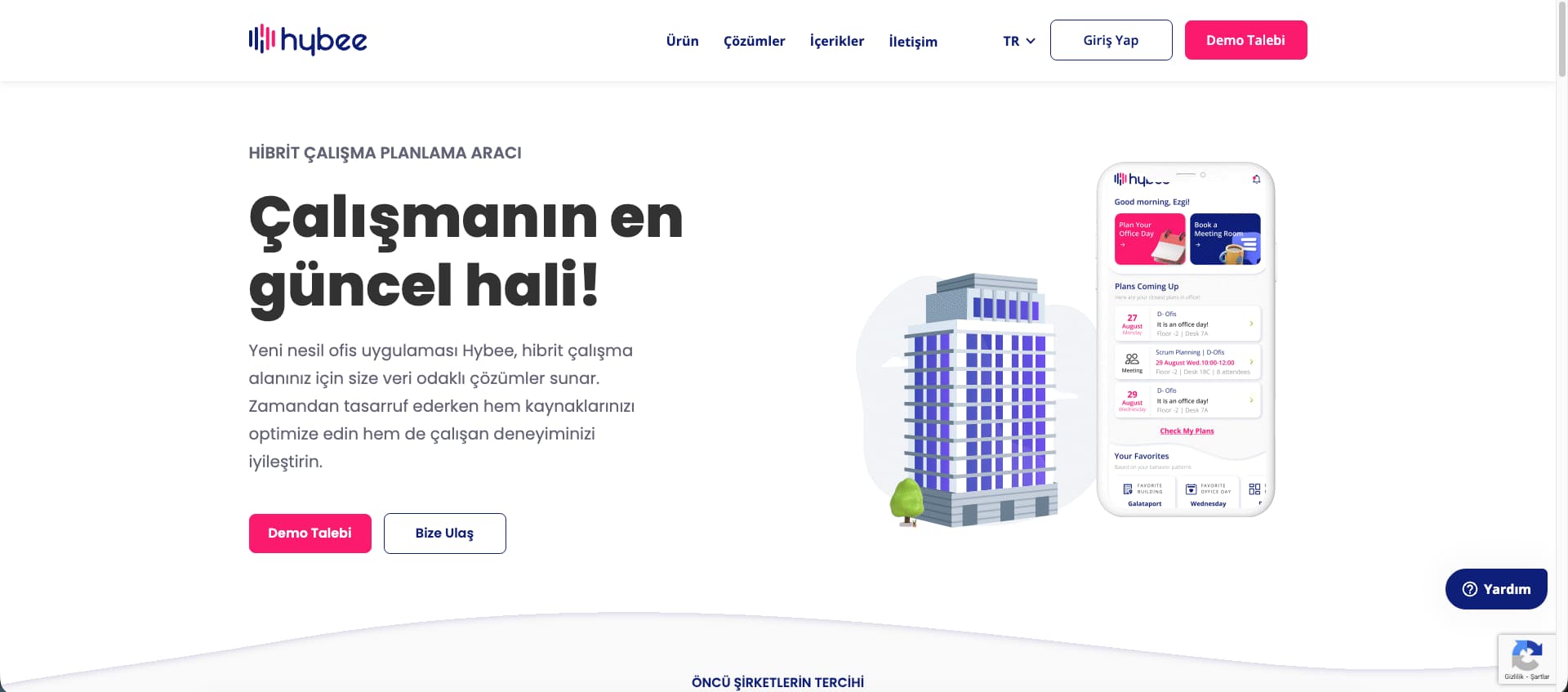 Hybee – Modern web application built with jQuery, Scss and Bootstrap